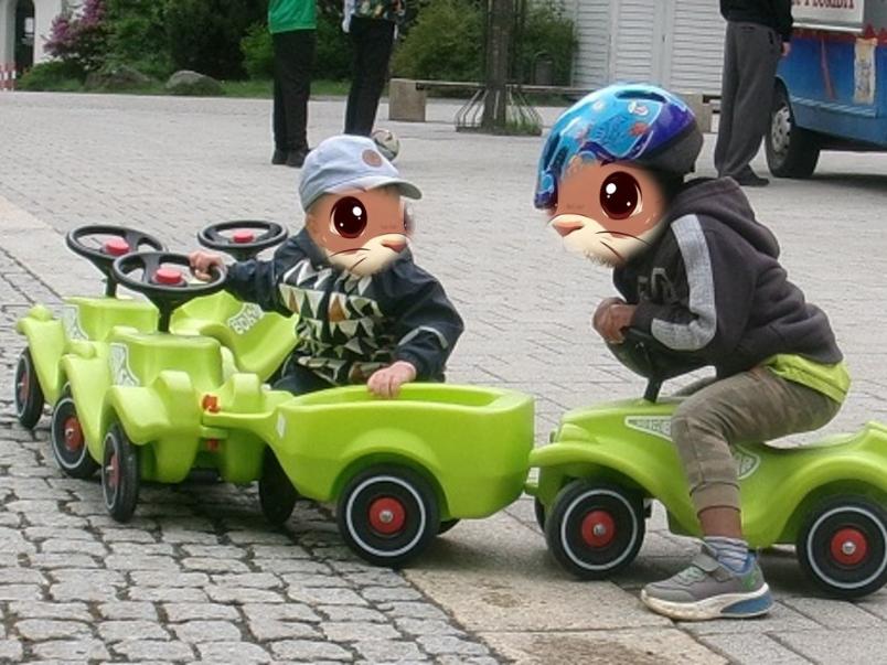 Bobby-Cars sind bei den Kindern sehr beliebt