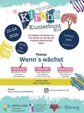 Kirche Kunterbunt im Lorenzpark in Hof