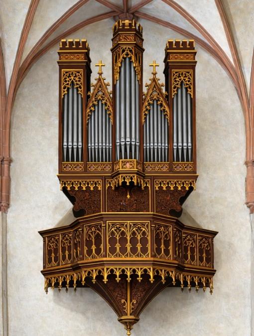 Rekonstruktion der gotischen Orgel im Kloster