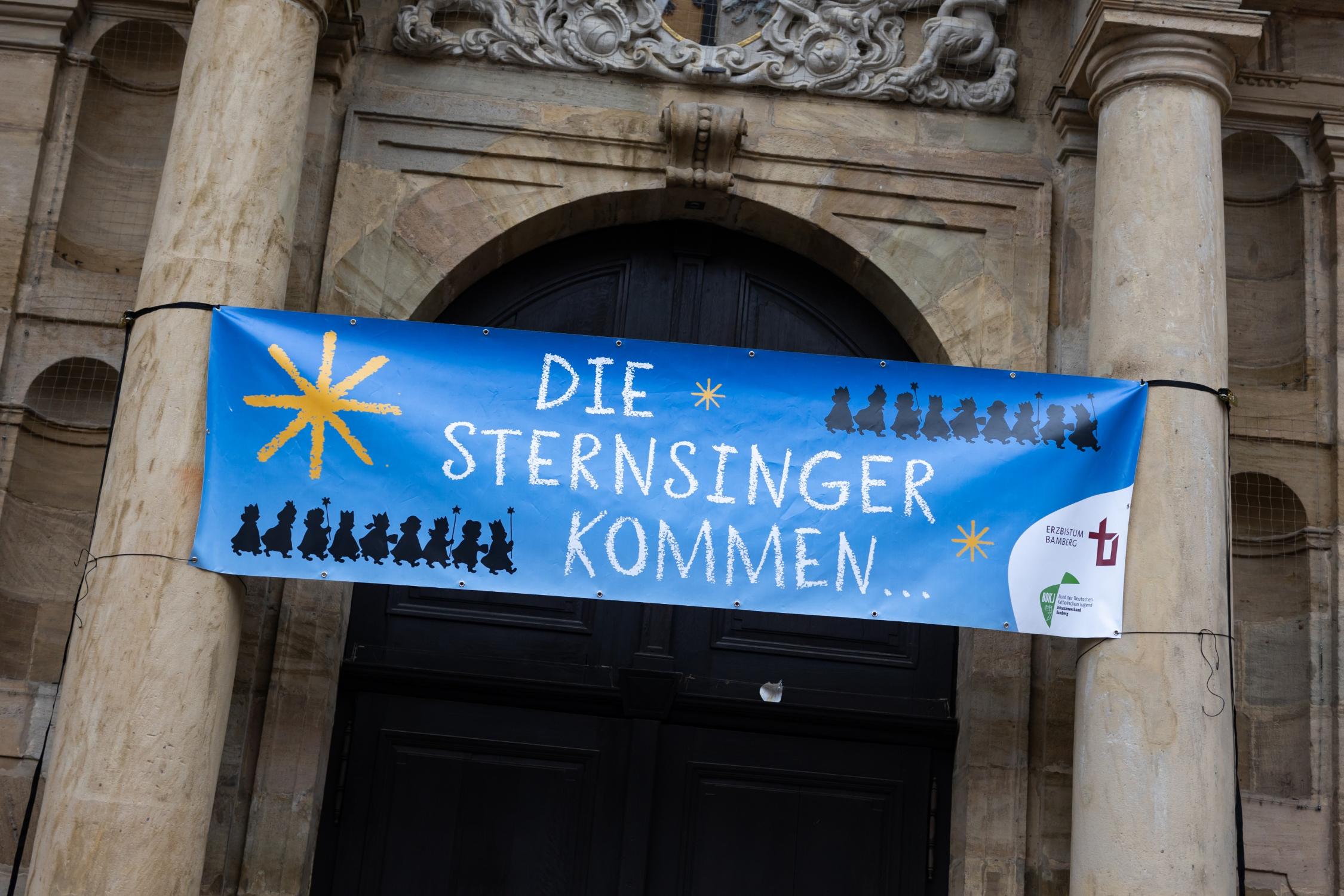 Plakat Sternsinger, Diözesane Eröffnung der Aktion Dreikönigssingen, 30. Dezember 2024 in Bamberg