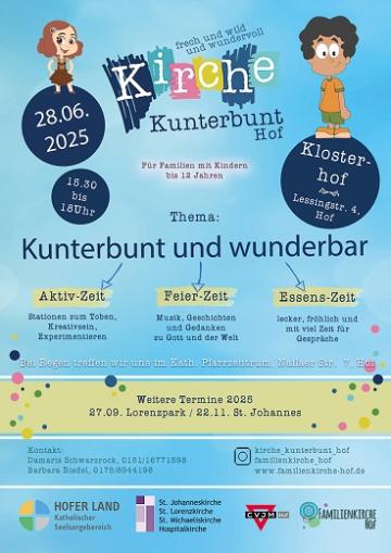 Kirche Kunterbunt Ankündigung